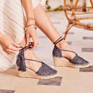 Sezane Carmen Espadrilles Navy